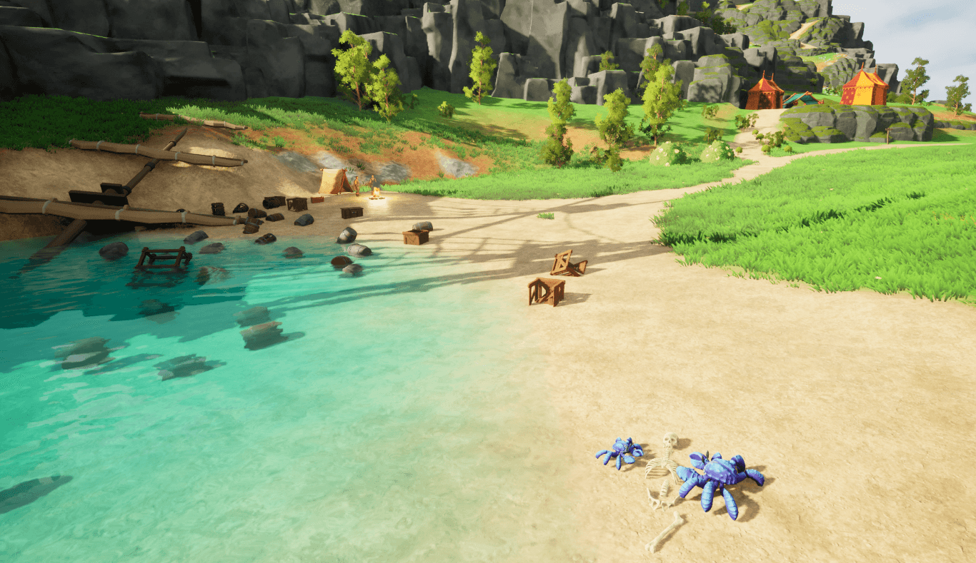 Shore Creatures on the Beach